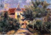 Pierre Renoir Renoir's House at Essoyes oil painting artist